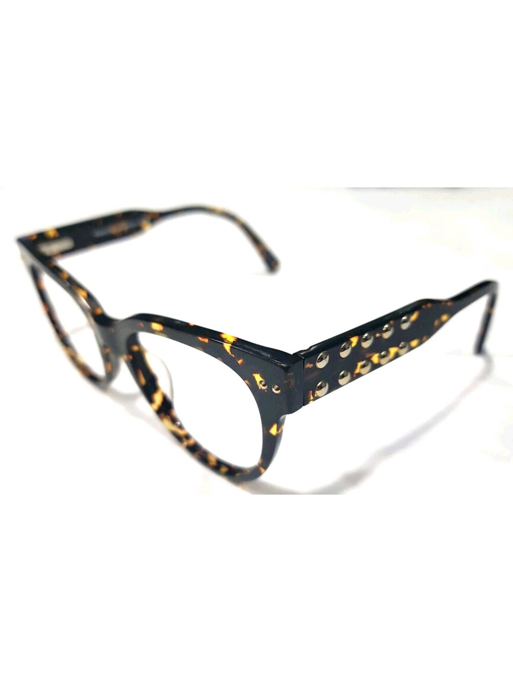 Rebecca Minkoff Tilden 2 Dark Tortoise Cat Eye Eyeglasses 50-19 140 Studded Arms